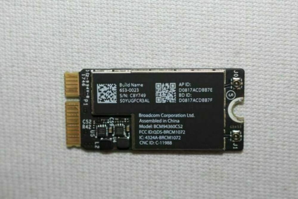Apple 653-0023 AirPort Wi-Fi Card for Apple MacBook Air - Black